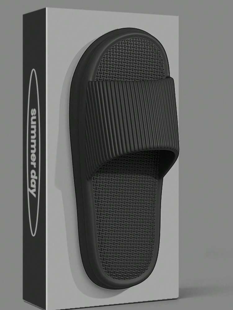 Men And Women Quiet EVA Slippers Non Slip Quick Dry Odor Proof Soft Sole Indoor Bathroom House Sandals Comfortable Summer Home Wear
