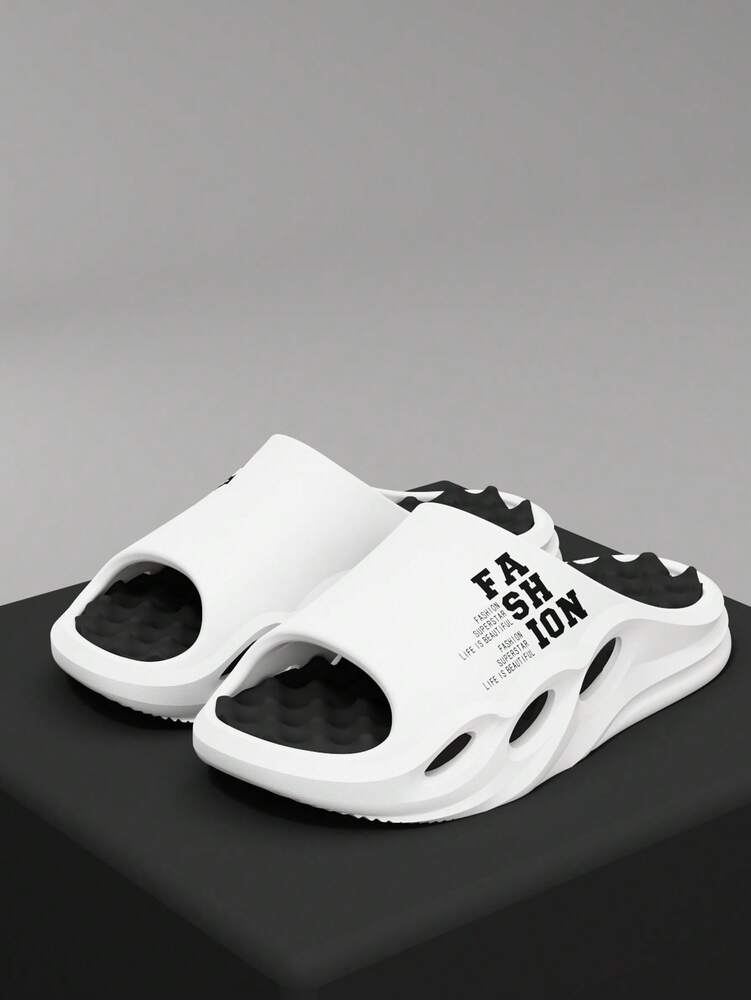 Men's Fashion Massage Slide Sandals Quick Dry Non Slip Open Toe Slippers Casual Indoor Outdoor Sports Shoes Teen Summer Vacation