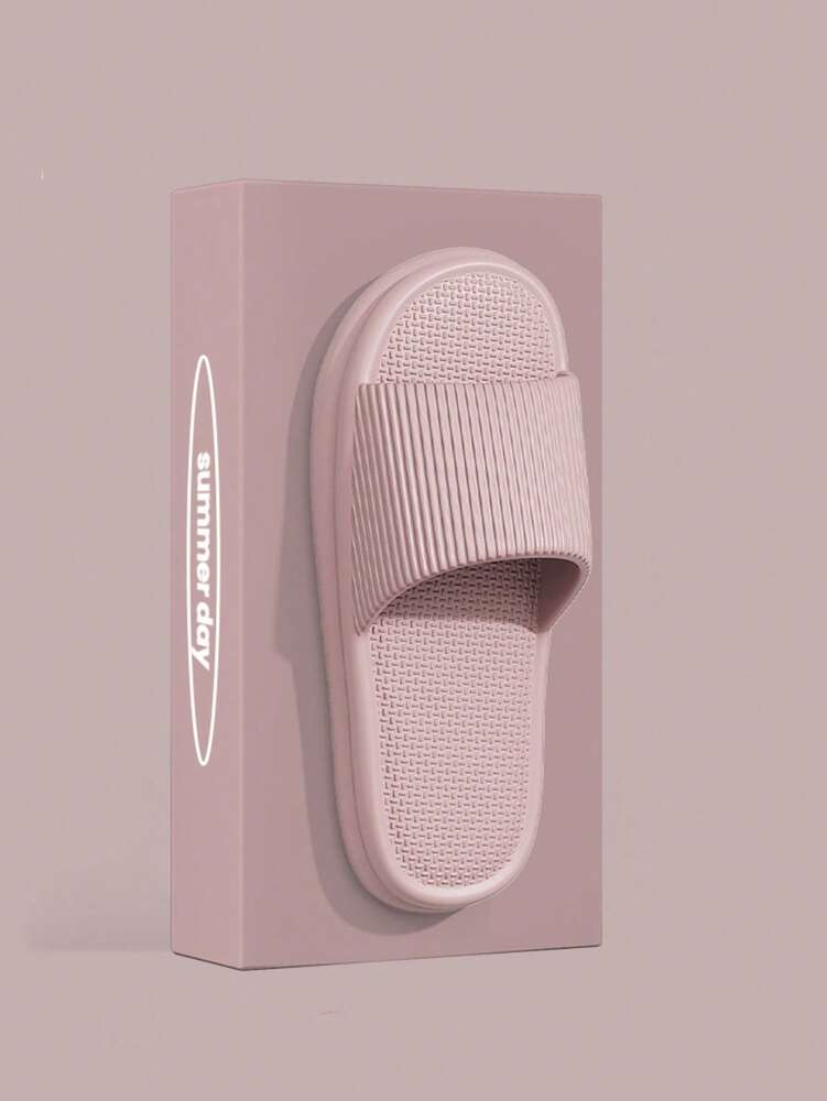 Men And Women Quiet EVA Slippers Non Slip Quick Dry Odor Proof Soft Sole Indoor Bathroom House Sandals Comfortable Summer Home Wear