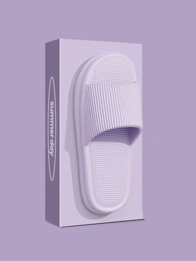 Men And Women Quiet EVA Slippers Non Slip Quick Dry Odor Proof Soft Sole Indoor Bathroom House Sandals Comfortable Summer Home Wear