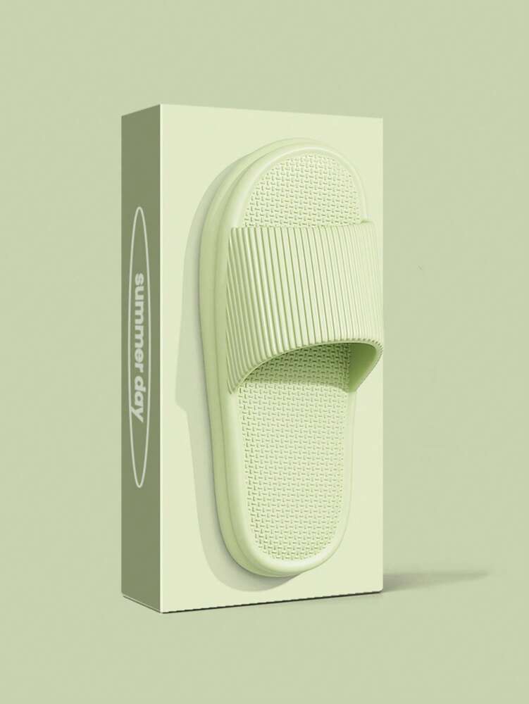 Men And Women Quiet EVA Slippers Non Slip Quick Dry Odor Proof Soft Sole Indoor Bathroom House Sandals Comfortable Summer Home Wear
