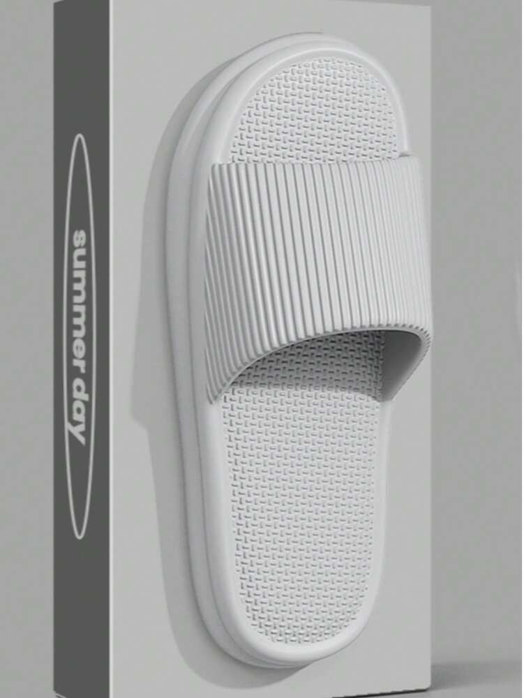 Men And Women Quiet EVA Slippers Non Slip Quick Dry Odor Proof Soft Sole Indoor Bathroom House Sandals Comfortable Summer Home Wear
