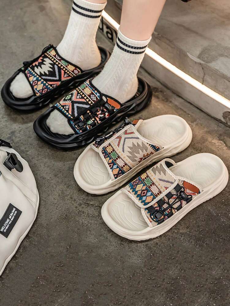Men's Summer 2025 Casual Slippers Non Slip Soft Bottom Outdoor Sports Sandals Comfortable Plus Size Fashion Beach Slide Footwear