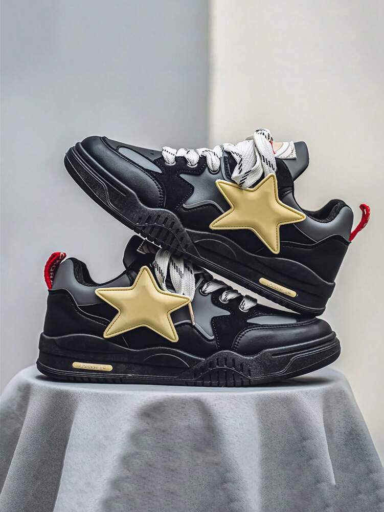 Men's Thick Soled Sneakers Autumn Winter 2025 Korean Style Casual Shoes Height Increase Breathable Lace Up Comfortable Teen Fashion