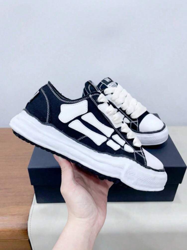 Unisex MMYs Maison Minara Yasuhiro 2025 Classic Skate Shoes Non Slip Lightweight Low Top Sneakers White Canvas Pleated Style Casual