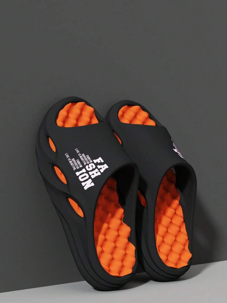 Men's Fashion Massage Slide Sandals Quick Dry Non Slip Open Toe Slippers Casual Indoor Outdoor Sports Shoes Teen Summer Vacation