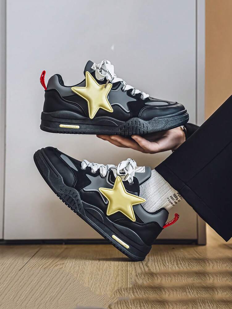 Men's Thick Soled Sneakers Autumn Winter 2025 Korean Style Casual Shoes Height Increase Breathable Lace Up Comfortable Teen Fashion
