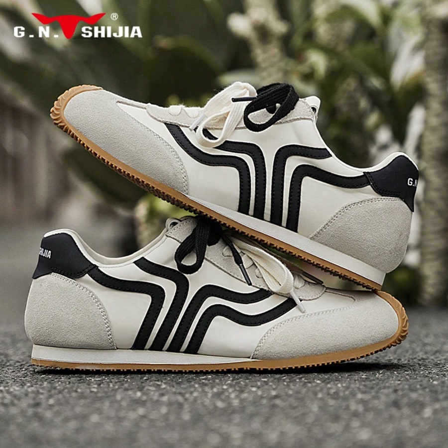 Men's G.N.SHIJIA 2025 Classic Bull Family Sneakers Low Top Athletic Board Shoes Casual Versatile Comfortable Fashion Sports Footwear