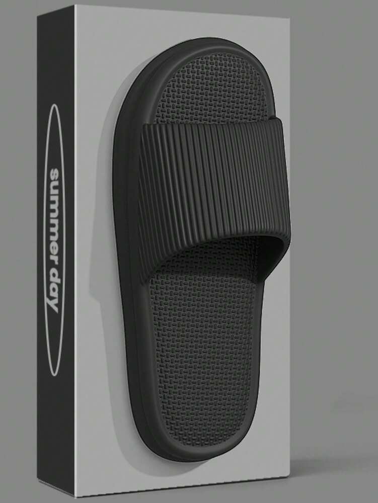 Men And Women Quiet EVA Slippers Non Slip Quick Dry Odor Proof Soft Sole Indoor Bathroom House Sandals Comfortable Summer Home Wear