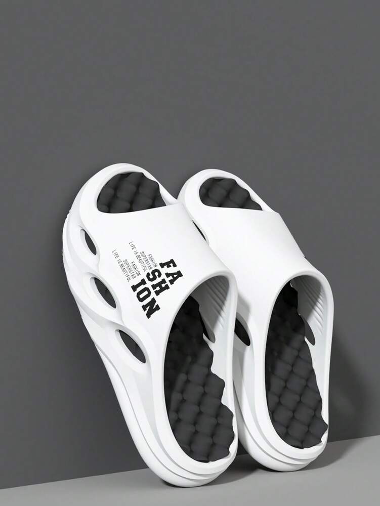 Men's Fashion Massage Slide Sandals Quick Dry Non Slip Open Toe Slippers Casual Indoor Outdoor Sports Shoes Teen Summer Vacation
