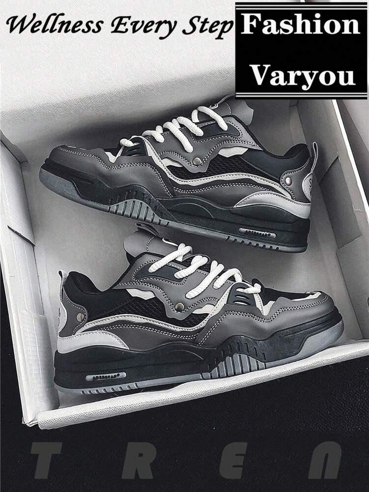 Men's Summer Sports Sneakers Non Slip Lightweight Breathable Leather Running Shoes Large Size 46 Gym Outdoor Lifestyle Casual Shoes