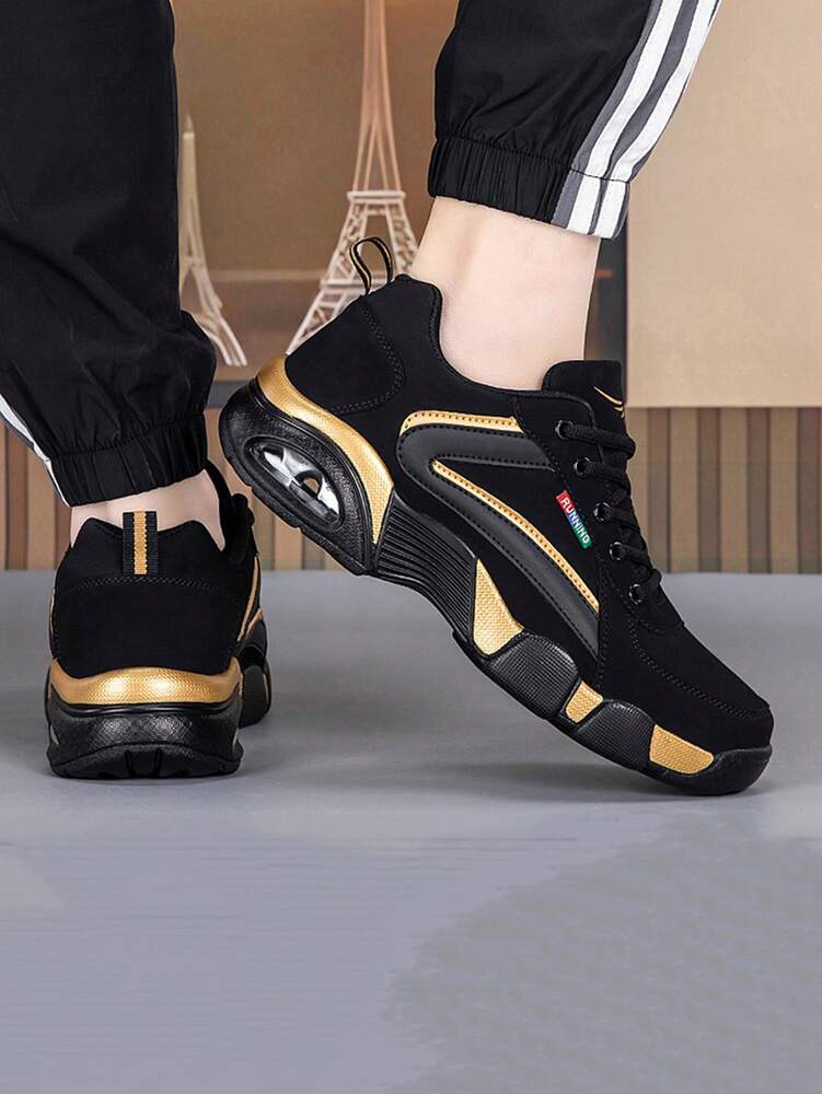 Men's Lightweight Sneakers Breathable Lace Up Athletic Shoes Outdoor Training Casual Cushioned Comfortable Running Shoes For Men