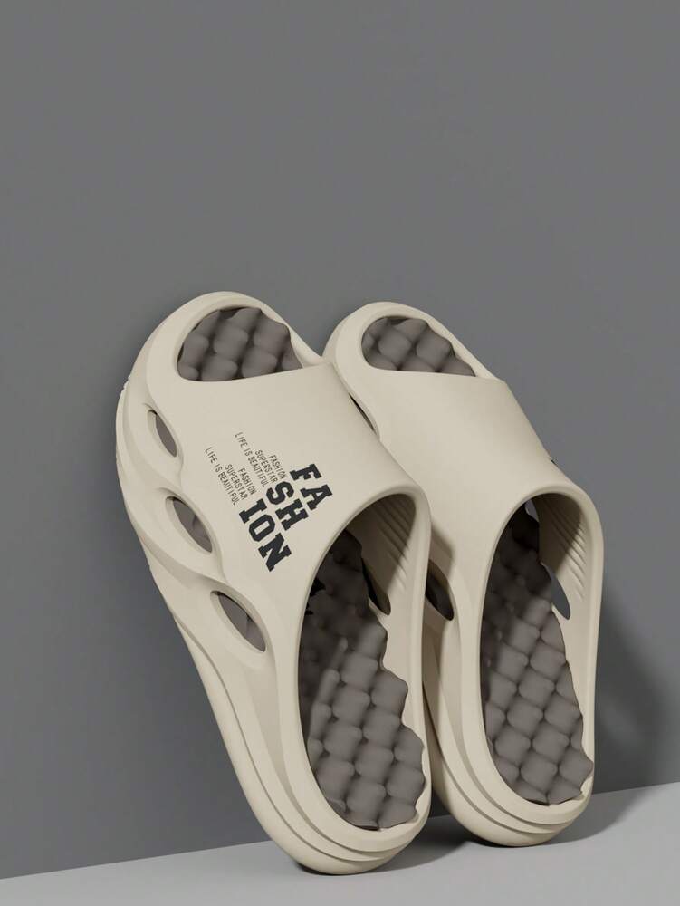 Men's Fashion Massage Slide Sandals Quick Dry Non Slip Open Toe Slippers Casual Indoor Outdoor Sports Shoes Teen Summer Vacation