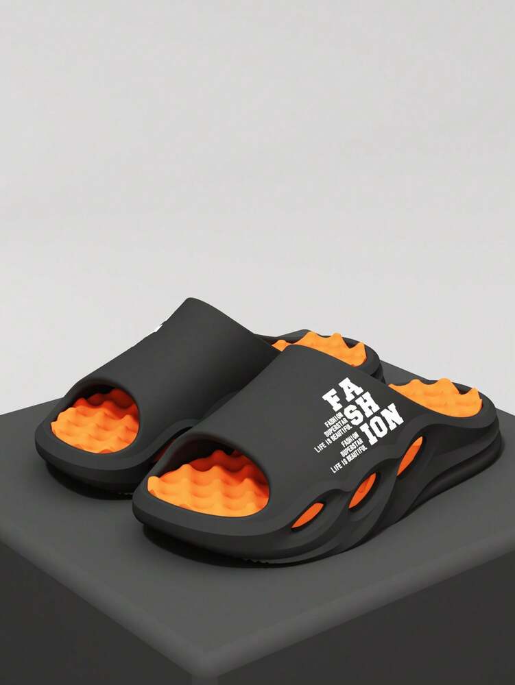 Men's Fashion Massage Slide Sandals Quick Dry Non Slip Open Toe Slippers Casual Indoor Outdoor Sports Shoes Teen Summer Vacation